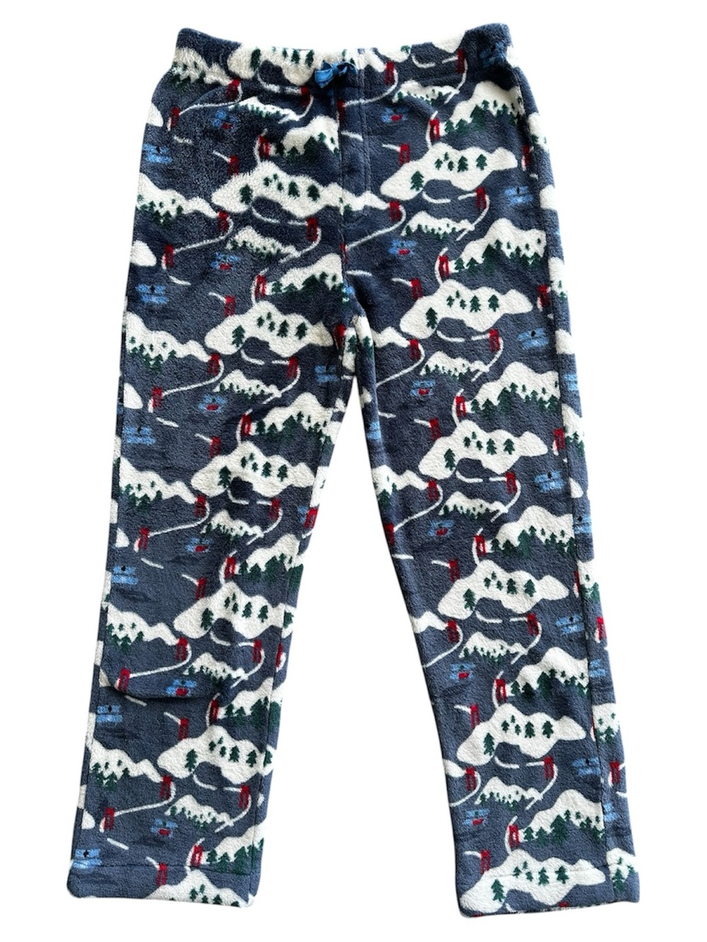 Vineyard Vines High Pile Fleece Pajama Pants Holiday Ski Slope Boys Large